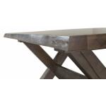 Crossbuck Live Edge Dining Table - Image 4