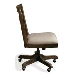 Perspectives Wood Back Upholstered Desk Chair Office Chairs Riverside Furniture 10