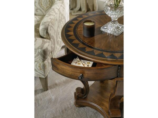 Archivist Round Accent End Table - Image 4