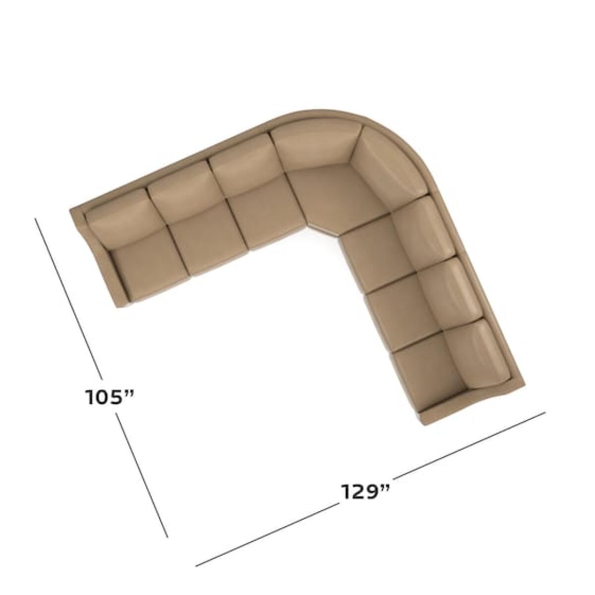 Benchmade Motion Reclining Leather L Sectional M000-LSECT4L Sectionals Bassett Furniture 4