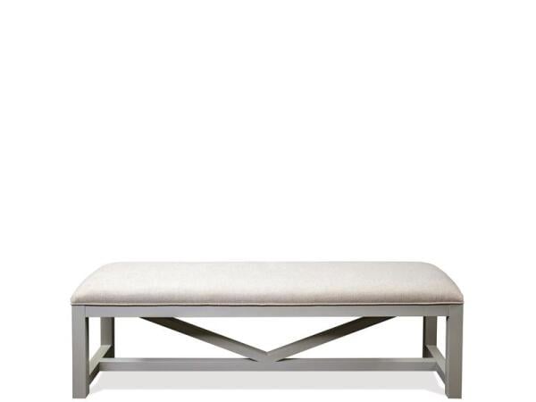 Osborne Upholstered Dining Bench – Beige Chairs & Benches Riverside Furniture