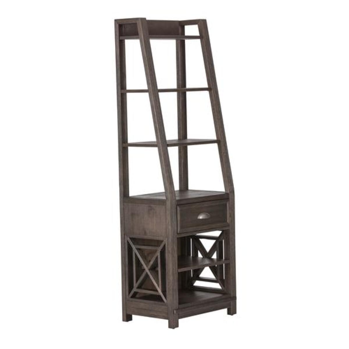 Heatherbrook Leaning Bookcase Pier Bookcases Liberty Furniture Heatherbrook Leaning Bookcase Pier Bookcases Liberty Furniture