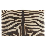 Large Zebra Cocktail Ottoman Cocktail & Coffee Tables Furniture Classics 4