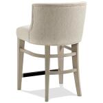 Cascade Upholstered Curved Back Counter Stool - Image 2