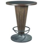 Hidden Treasures Brown Adjustable Height Pub Stool Barstools Hammary 8