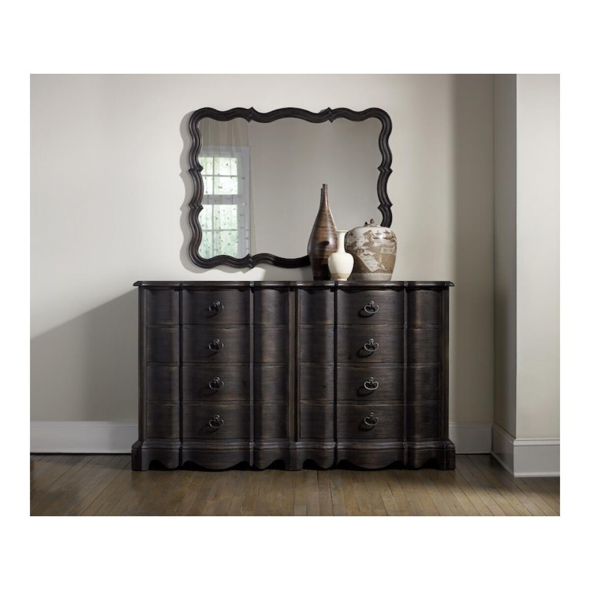 Corsica Dark Eight Drawer Dresser  Sweat's Furniture