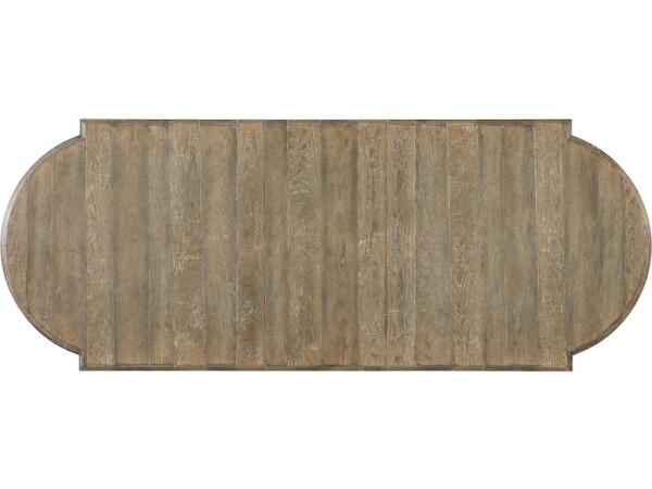 Boheme Colibri 88in Trestle Dining Table w/1-20in Leaf Dining Tables Hooker Furniture 8