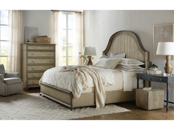 Alfresco Lauro Queen Panel Bed with Metal - Image 2