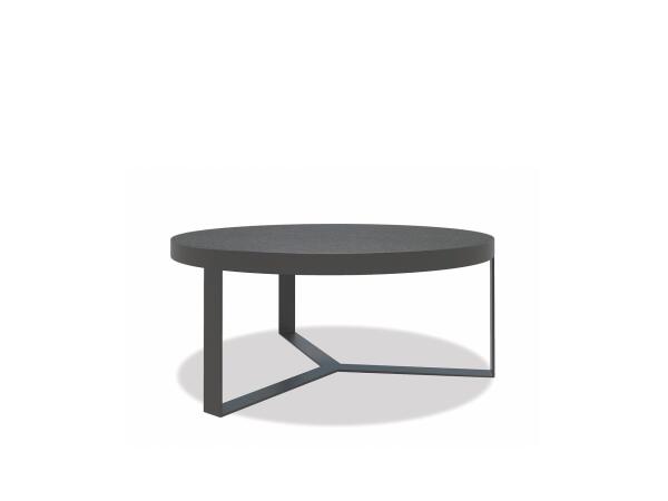 38″ Polished Granite Round Coffee Table Outdoor Tables Sunset West