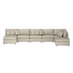 Beckham Double Chaise Sectional Sectionals Bassett Furniture 3