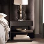 Left Nightstand Lyon Brown Nightstands Bassett Furniture 4