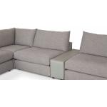 Wilton Leather Charging Console Sectionals Bassett Furniture 14