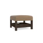 Lori Leather Ottoman w/Tray