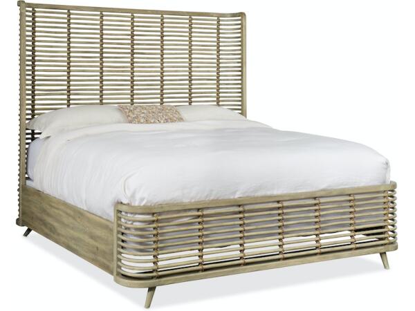 Surfrider Queen Rattan Bed Beds Hooker Furniture