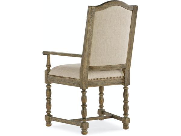 La Grange Kruschel Square Back Arm Chair Chairs & Benches Hooker Furniture 4