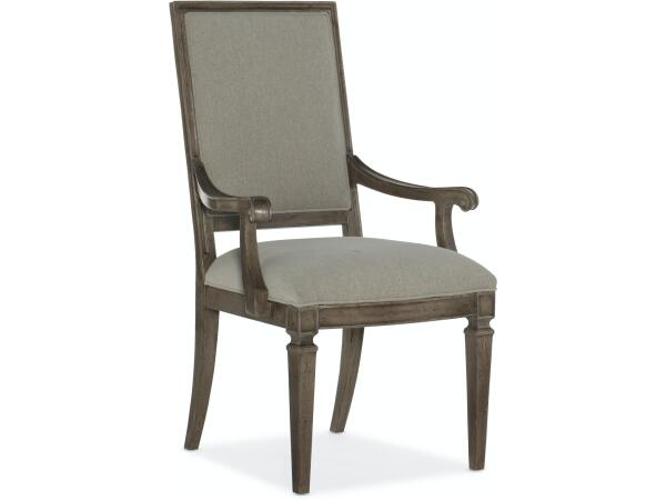 Woodlands Carved Back Arm Chair Chairs & Benches Hooker Furniture