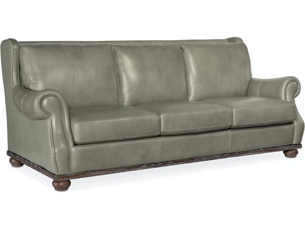 William Stationary Sofa – Derrick Gray Linen Sofas Hooker Furniture