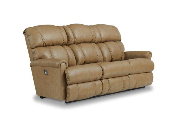 Pinnacle Power Wall Reclining Sofa w/ Headrest & Lumbar Sofas Customizable