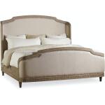 Corsica Queen Upholstery Shelter Bed Beds Hooker Furniture 14