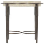Barclay Metal Round Chairside Table