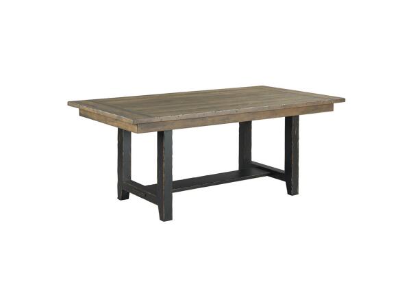 Mill House 74″ Webb Trestle Table Dining Tables La-Z-Boy