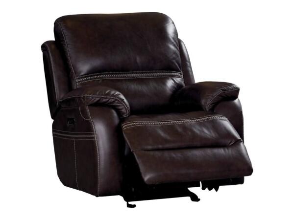 Williams Club Level Power Glider Recliner with Power Headrest Recliners Bassett Furniture 5