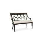 Woodridge Bench Dark Brown Chairs & Benches Bassett Furniture 5