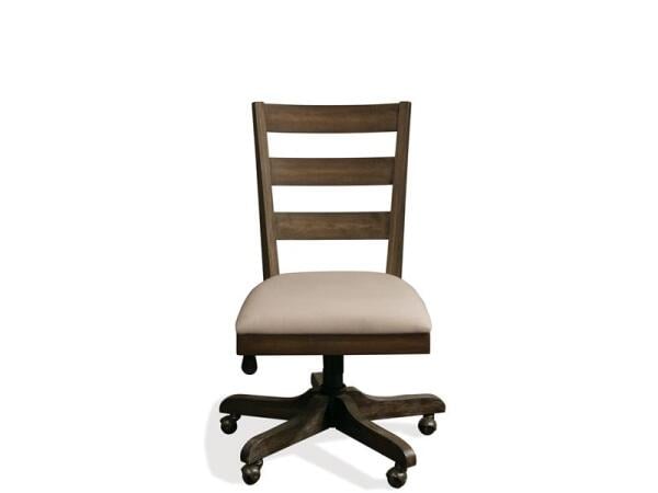Perspectives Wood Back Upholstered Desk Chair Office Chairs Riverside Furniture