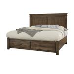 Artisan & Post Cool Rustic Mink Manison Bed with Footboard Storage