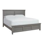Shoreline Ocean Grey Louvered Bed