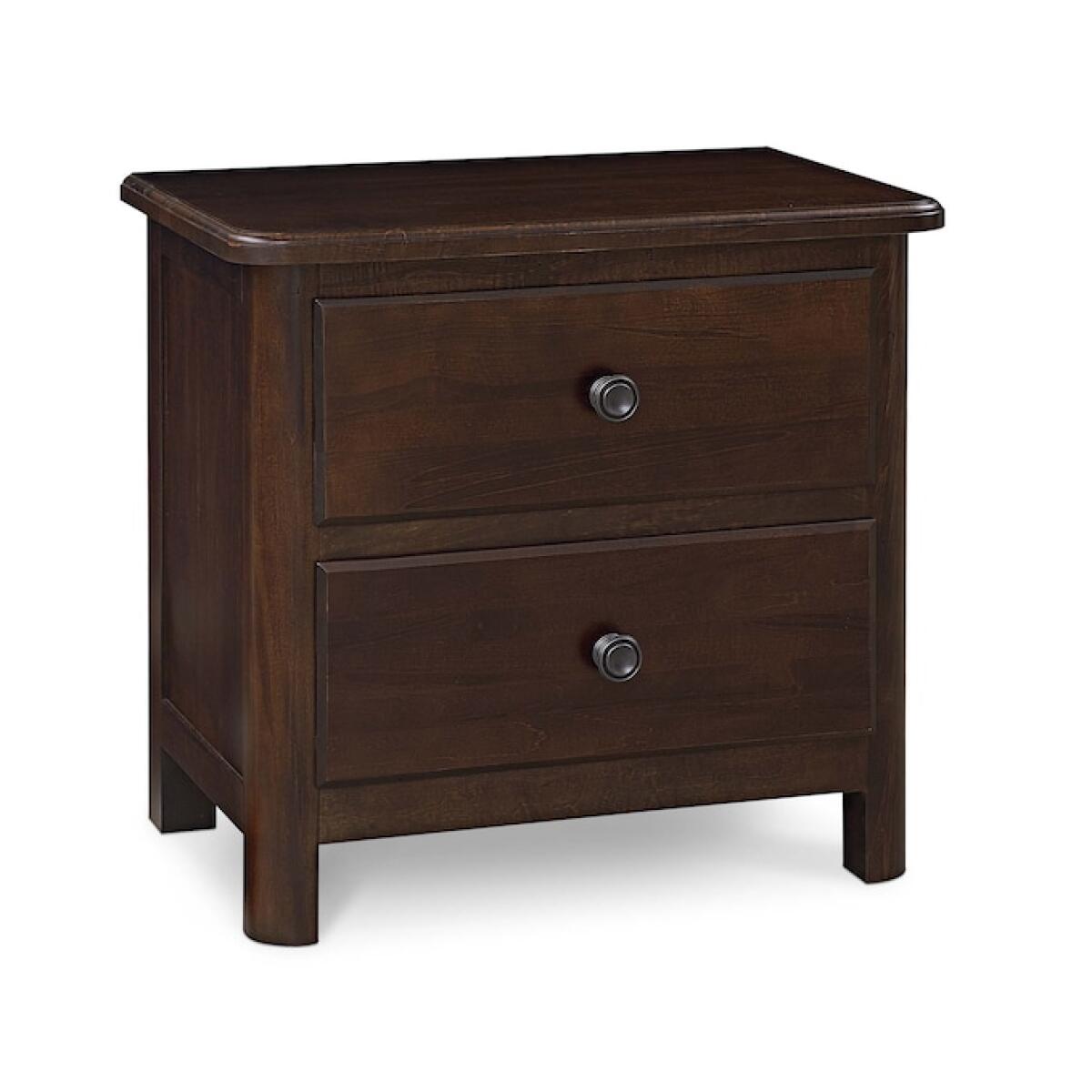 Benchmade Heritage Maple 2 Drawer Nightstand Benchmade Heritage Maple 2 Drawer Nightstand - Image 1