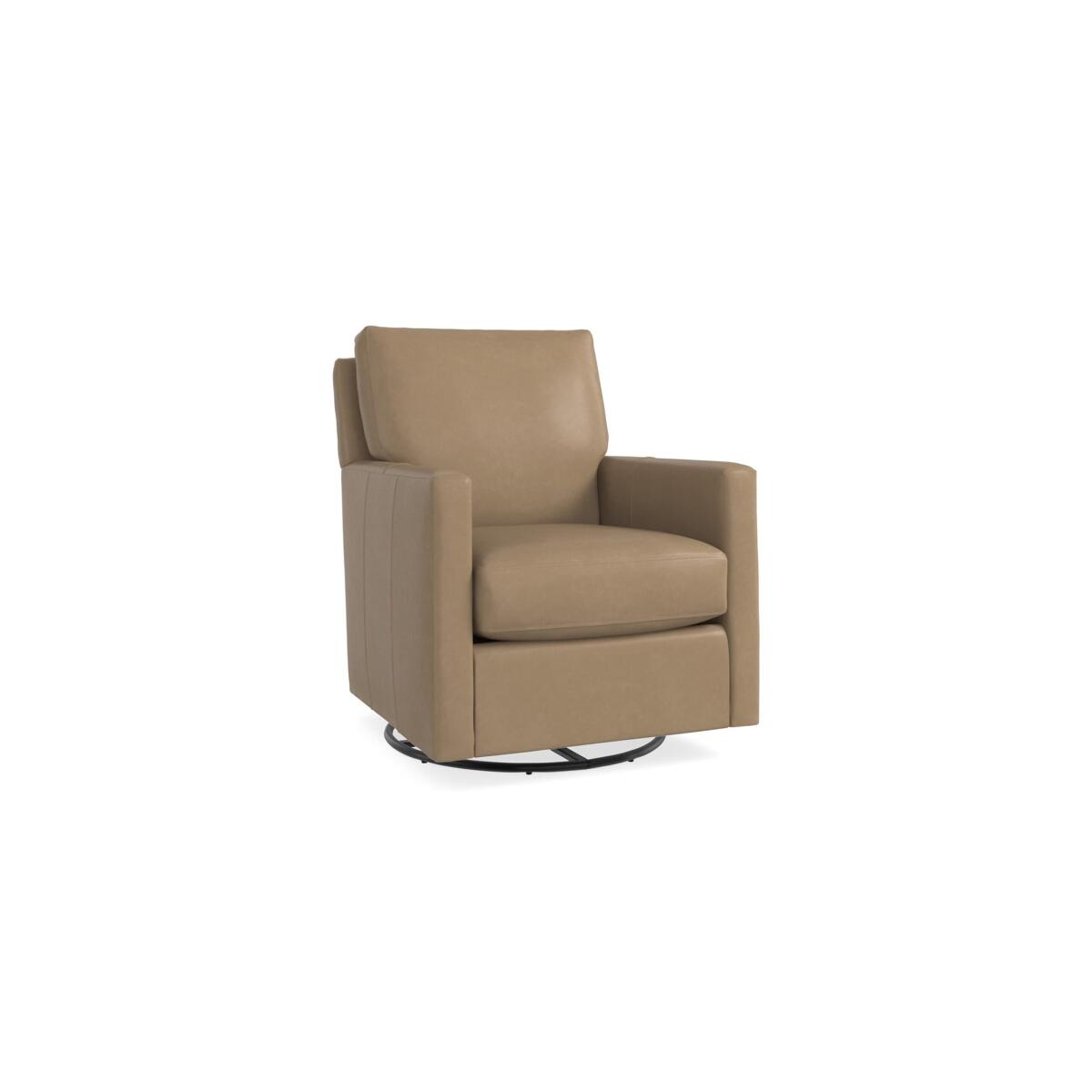 Trent Leather Swivel Glider Chairs Bassett Furniture Trent Leather Swivel Glider Chairs Bassett Furniture