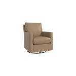 Kent Leather Swivel Glider Chairs Bassett Furniture 2