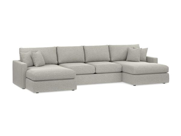 Allure Double Chaise Sectional Sectionals Bassett Furniture