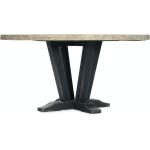 Casual Dining Ciao Bella 84in Trestle Table w/ 2-18in Leaves-Natural/Gray Dining Tables Brown 16