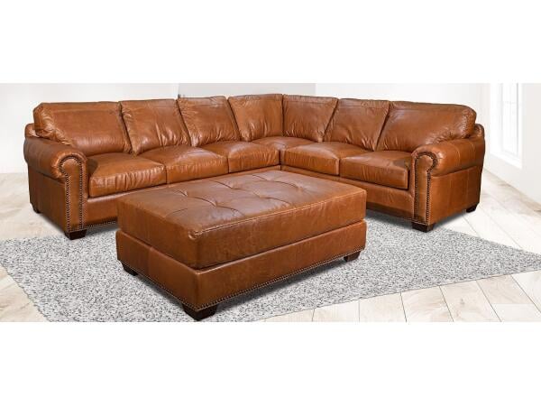Saddle Glove Sectionals USA Premium Leather