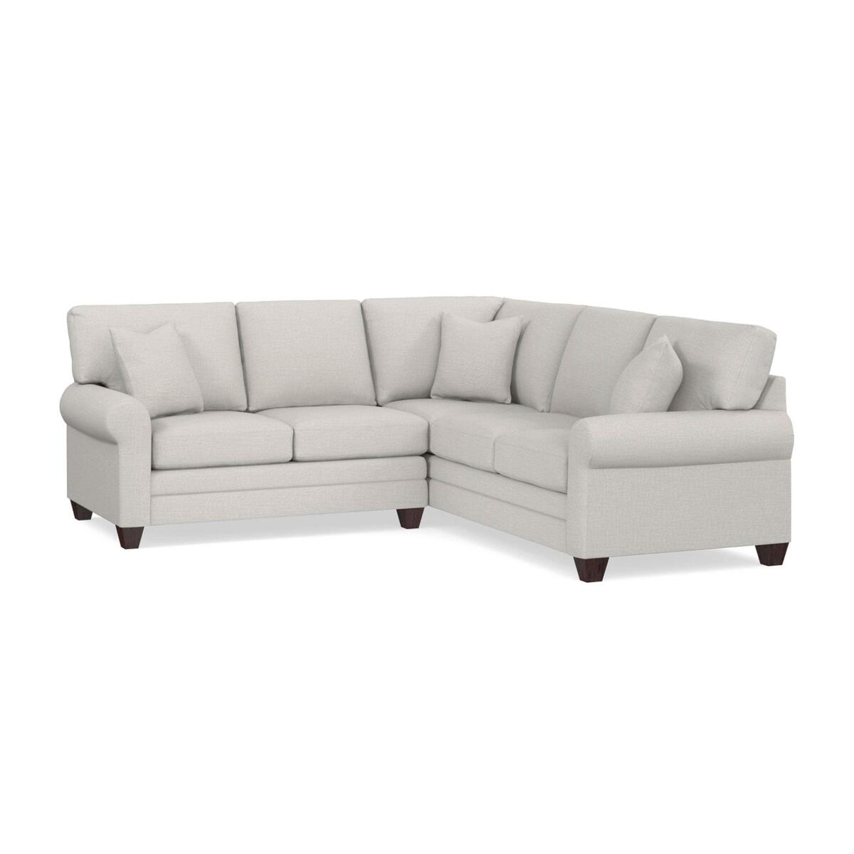 Carolina Sock Arm Sectional Sectionals Bassett Furniture 3