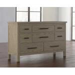 Benchmade Abingdon Oak 8 Drawer Dresser Dressers Bassett Furniture 11