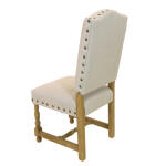 Linen Madrid Chair with Nailheads - Image 2