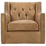 Candace Leather Swivel Chair 727SLFO