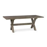 Crossbuck Live Edge Dining Table