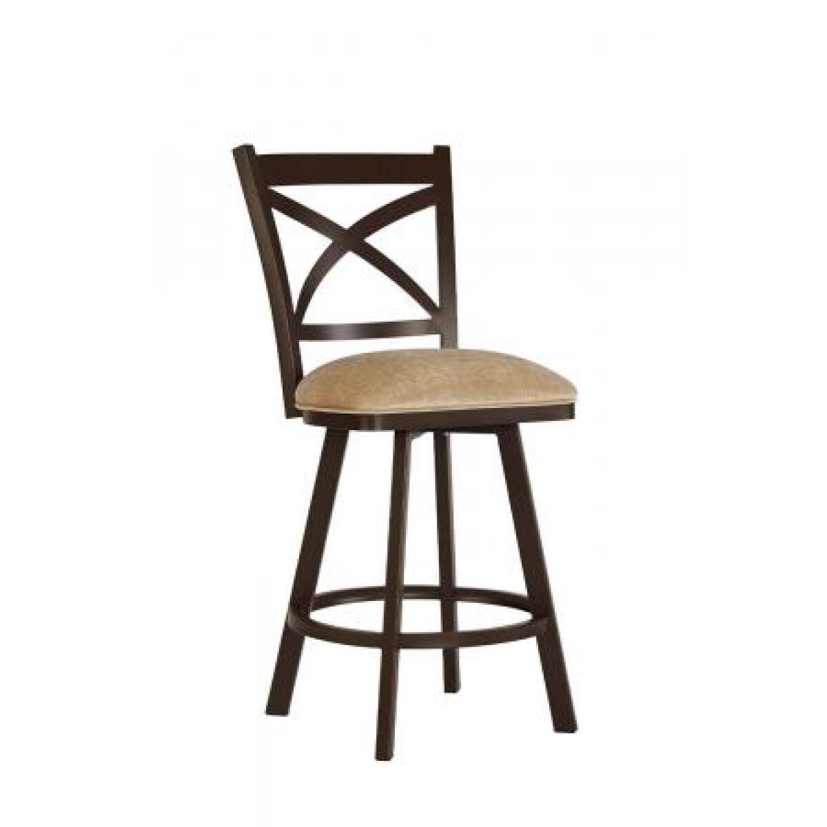 Edmonton Swivel Stool with Back Barstools Customizable Edmonton Swivel Stool with Back Barstools Customizable