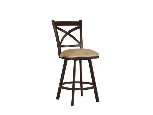 Edmonton Swivel Stool with Back Barstools Customizable
