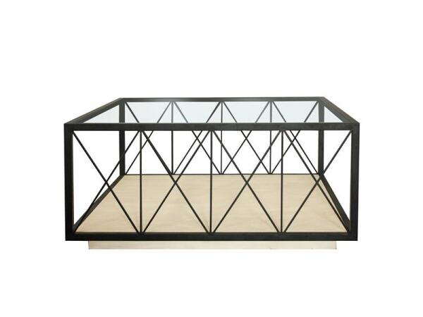 Asher Square Cocktail Table Cocktail & Coffee Tables Riverside Furniture