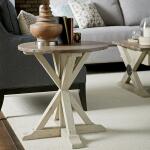 Reclamation Place Trestle Round End Table End tables La-Z-Boy 4