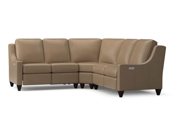 Benchmade Motion Reclining Fabric L Sectional Sectionals Bassett Furniture 7