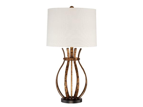 Strapped Metal Table Lamp Lighting La-Z-Boy