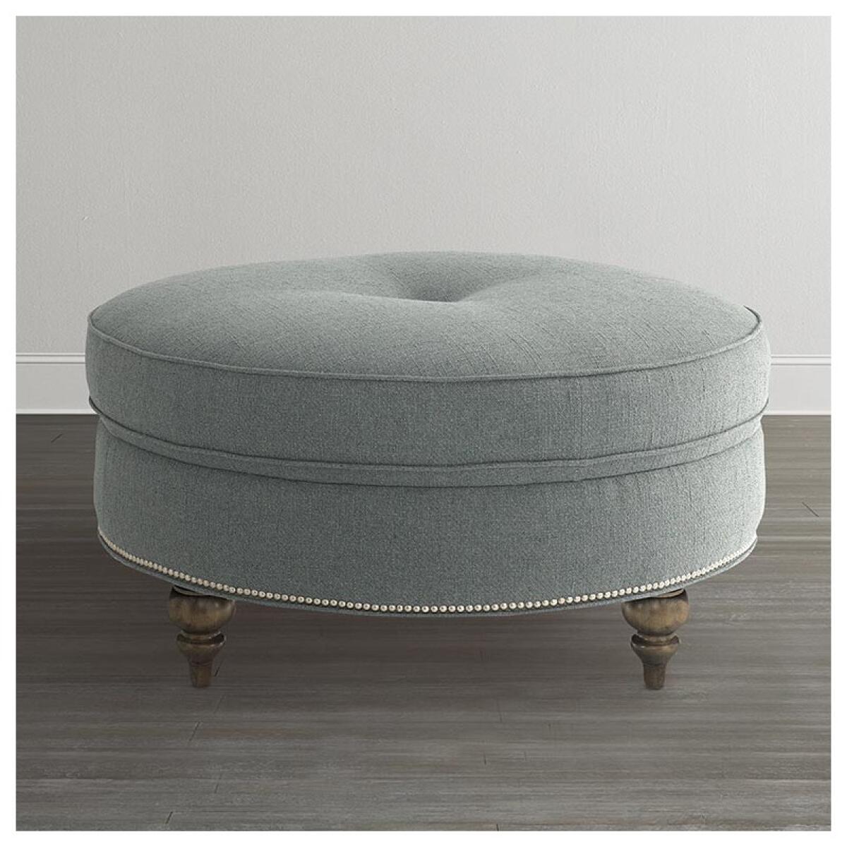 Custom Round Ottoman – 1000-RO Ottomans & Poufs Bassett Furniture Custom Round Ottoman – 1000-RO Ottomans & Poufs Bassett Furniture