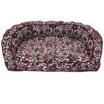 Harper Sofa Bed, Merlot Jacquard - Image 2