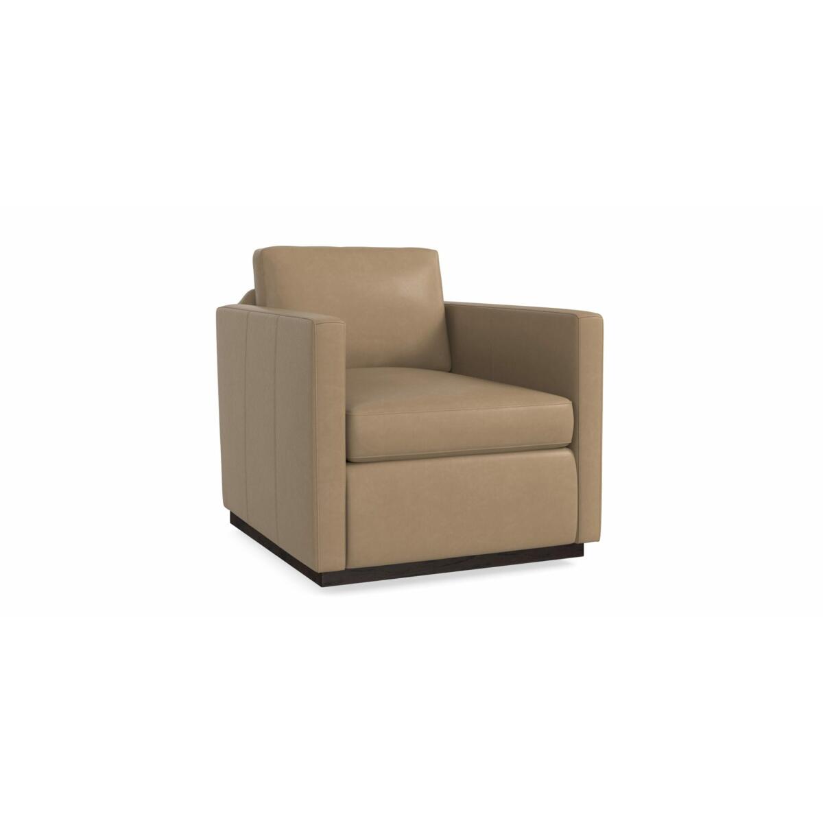 Myles Swivel Leather Chair Myles Swivel Leather Chair - Image 1